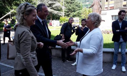 L'assessore Gallera in visita al Fatebenefratelli. FOTO