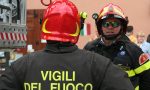 Sterpaglia in fiamme, intervengono i Vigili del fuoco