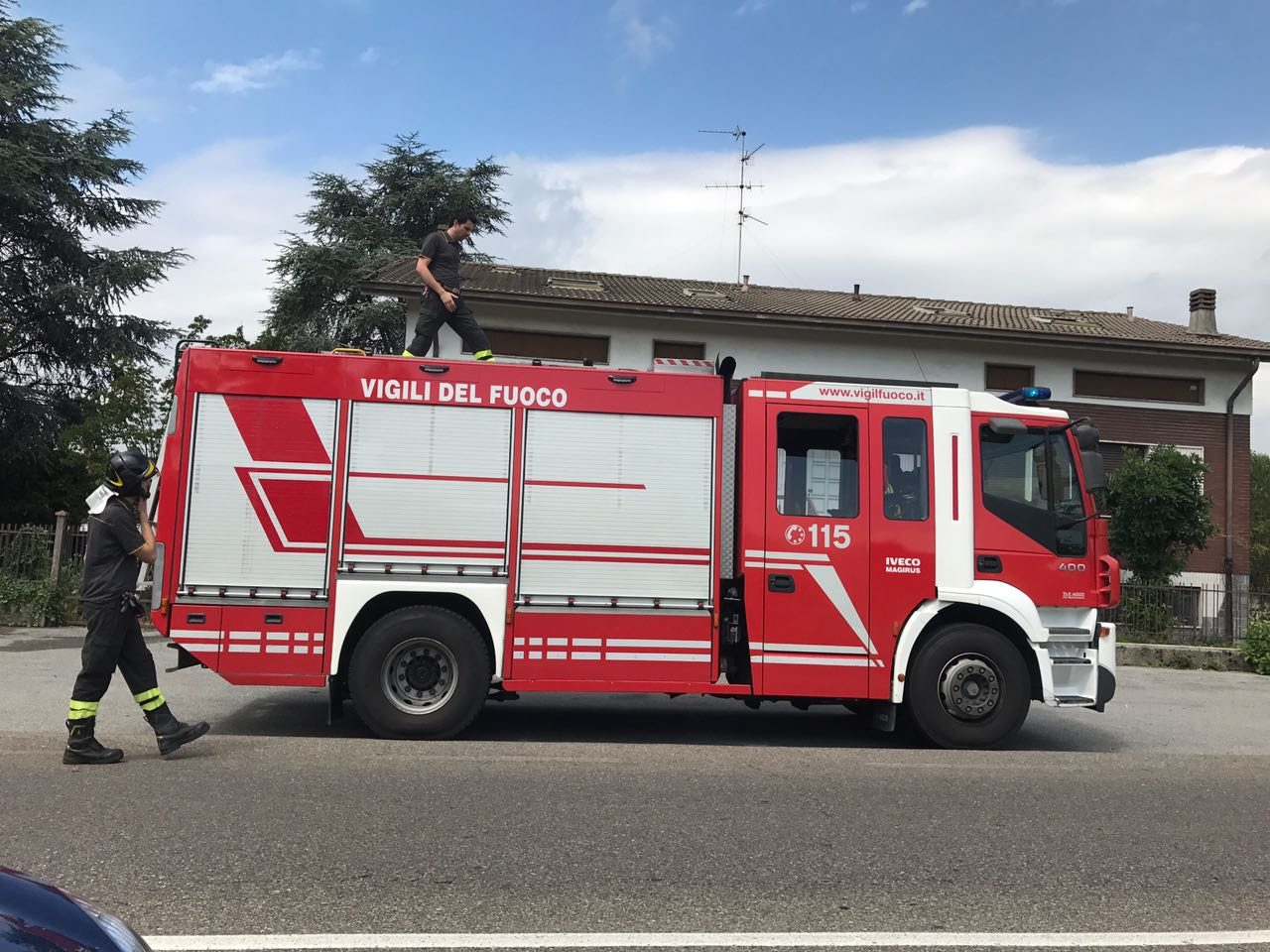 mamma chiama i soccorsi