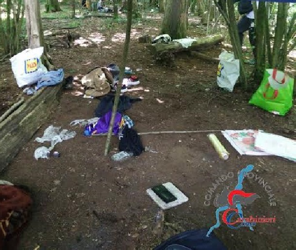 Spaccio nei boschi: denunciate quattro persone
