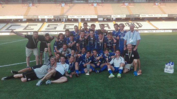 Como Campione d’Italia con la squadra Under17 a Cesena