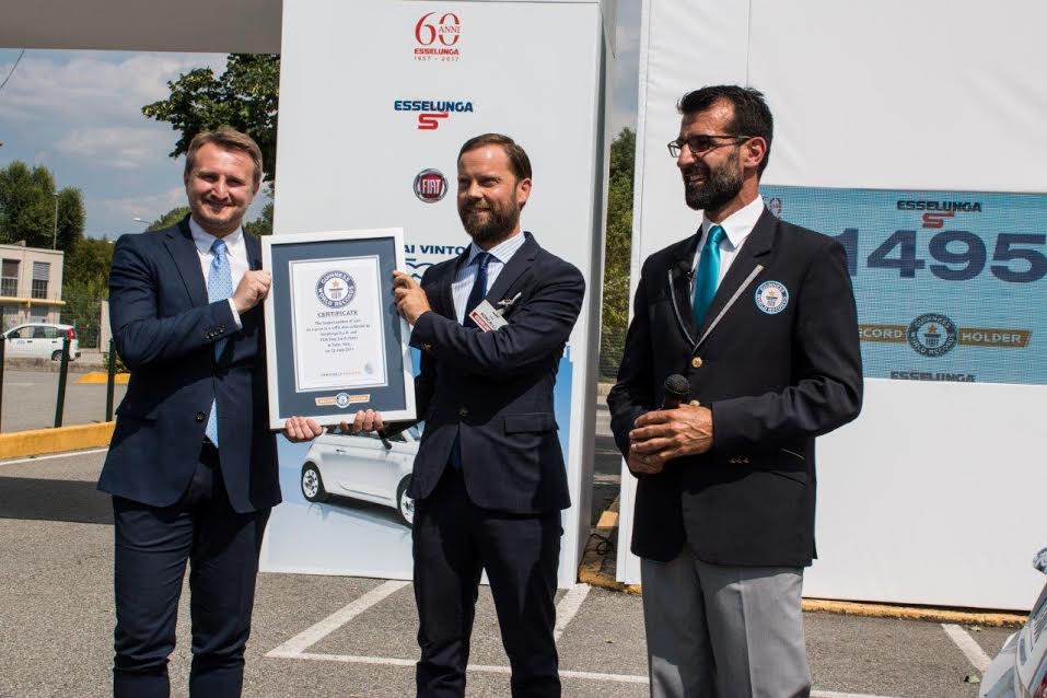 Fiat ed Esselunga entrano nel Guinness world record