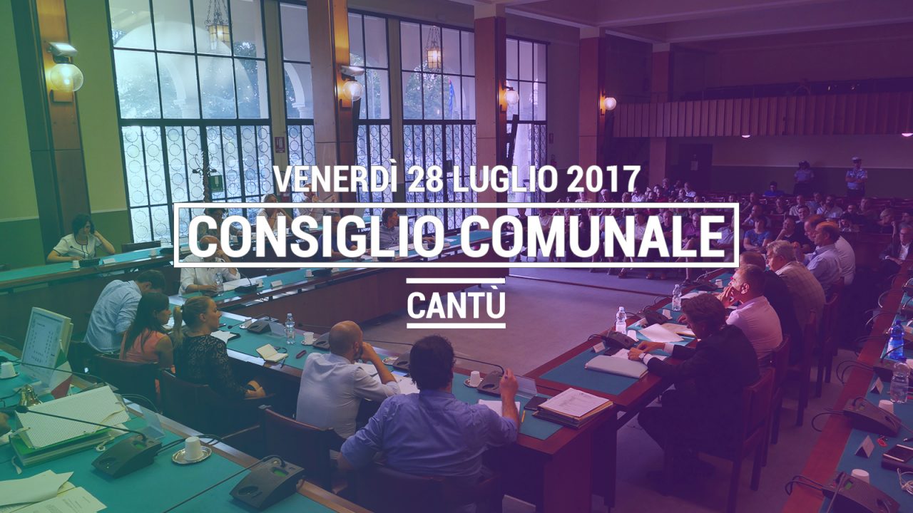 Ecco il Consiglio comunale a Cantù: seguilo con noi in diretta
