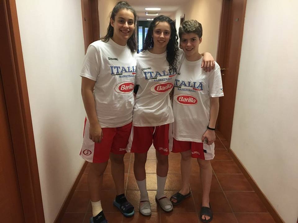 Tre cestiste lariane in Grecia con l’Italia Under15