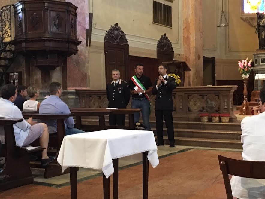 Carabinieri in chiesa a Olgiate, “predica” contro le truffe