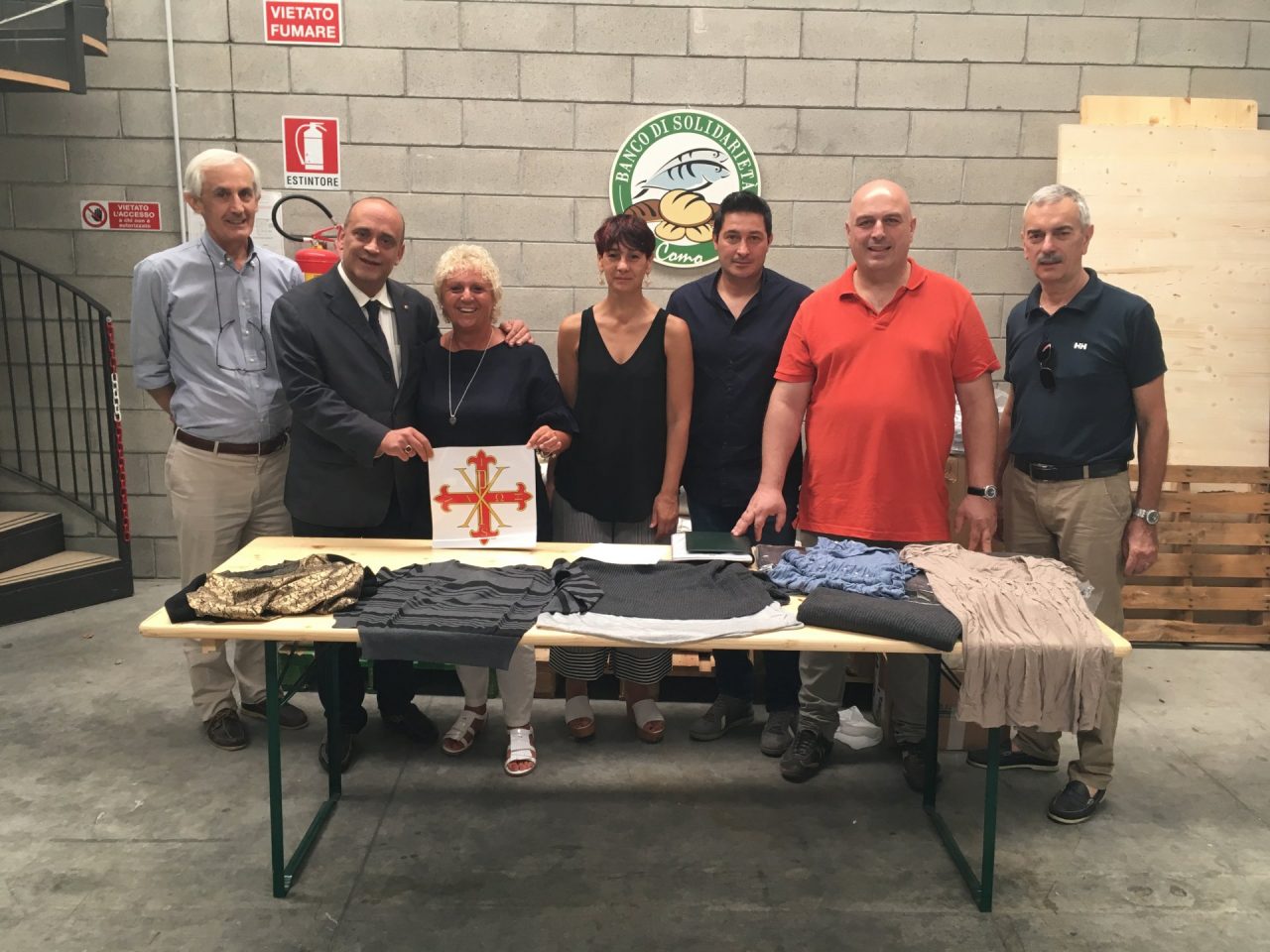 Donati 1600 capi al Banco di Solidarietà