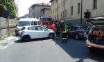 Incidente a Cantù, coinvolte due auto. FOTO e VIDEO