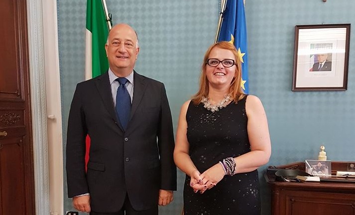 Coni Como: il delegato Katia Arrighi rende omaggio al prefetto Bruno Corda