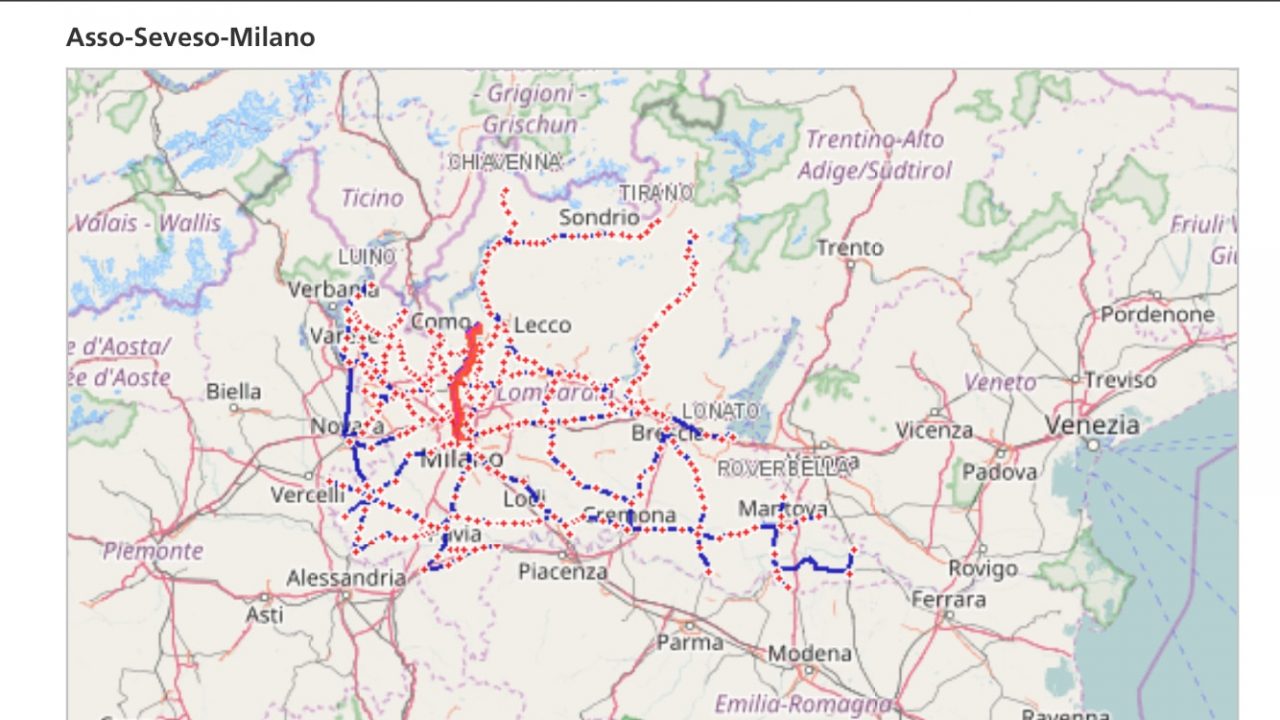 Trenord: rami sui binari, treni in ritardo