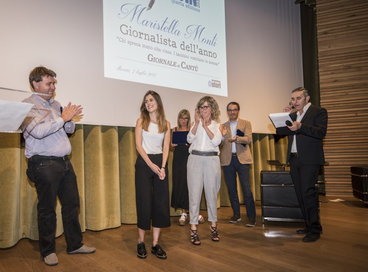 Premio autori: prima classificata Maristella Monti del Giornale di Cantù