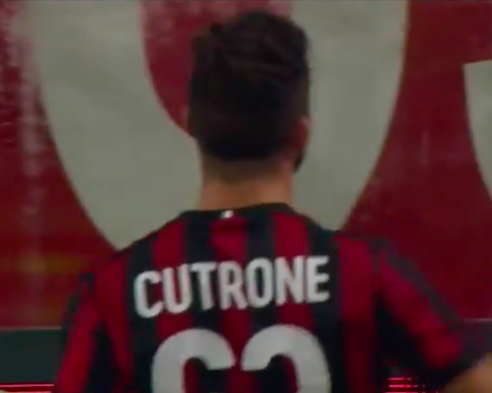 Standing ovation per Cutrone a San Siro