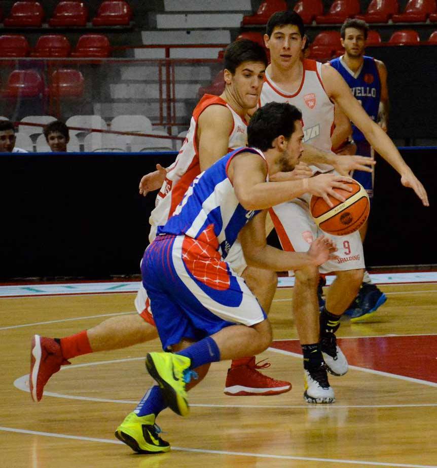 Basket rovello azione