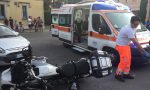 Incidente in piazza San Gerardo, auto contro moto