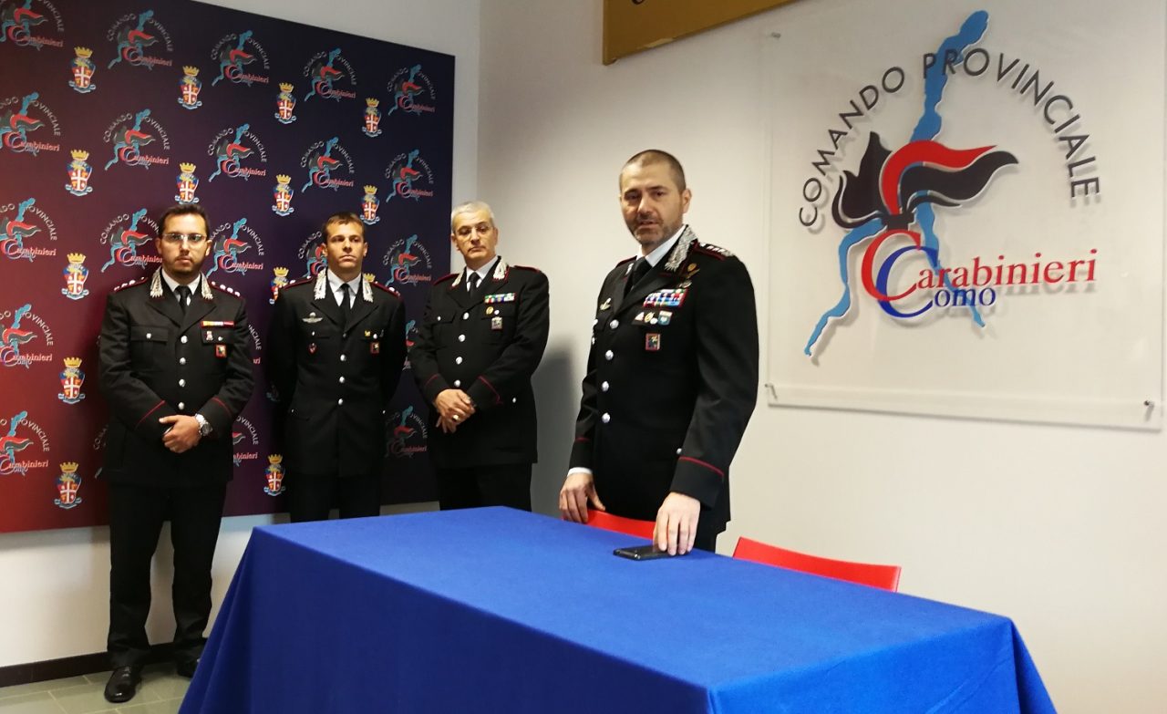 Carabinieri: nuovi comandanti a Cantù, Menaggio e Campione d’Italia