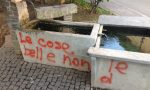 Insulti al vandalo di piazza del Fante a Lurate