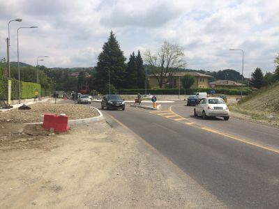 Rotonda di Gironico: chiusura notturna per lavori