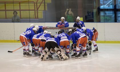 Hockey Como la B maschile scivola a Merano