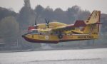 Incendio Tavernerio: ancora fiamme, al lavoro i canadair