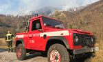 Incendio bosco Vigili del Fuoco al lavoro per cinque ore