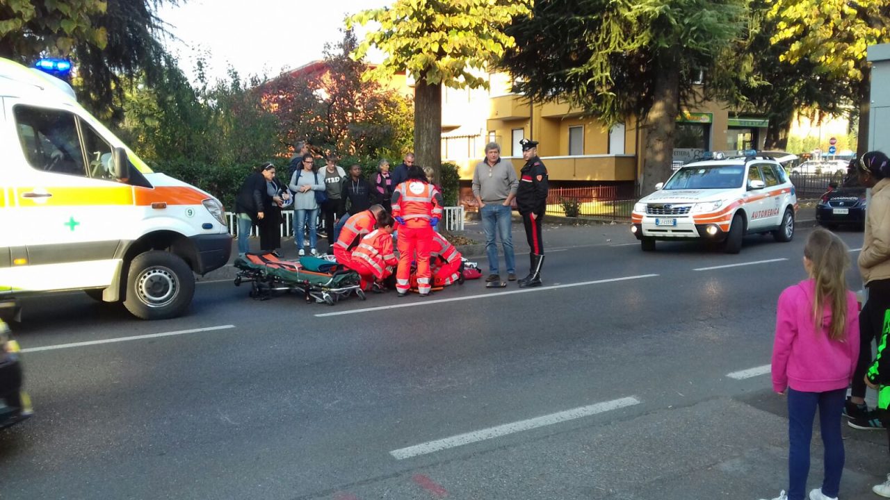 Incidente Cantù 14enne in ospedale FOTO e VIDEO