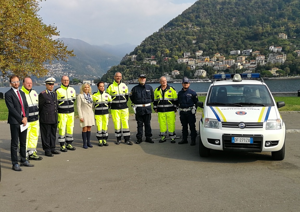 Protezione Civile di Como: nuovo gruppo con 19 volontari. FOTO