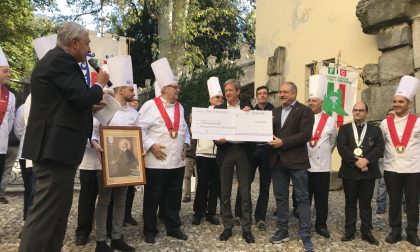 Festa nazionale del cuoco 2017: Landriscina consegna il ricavato della fiera di Sant'Abbondio