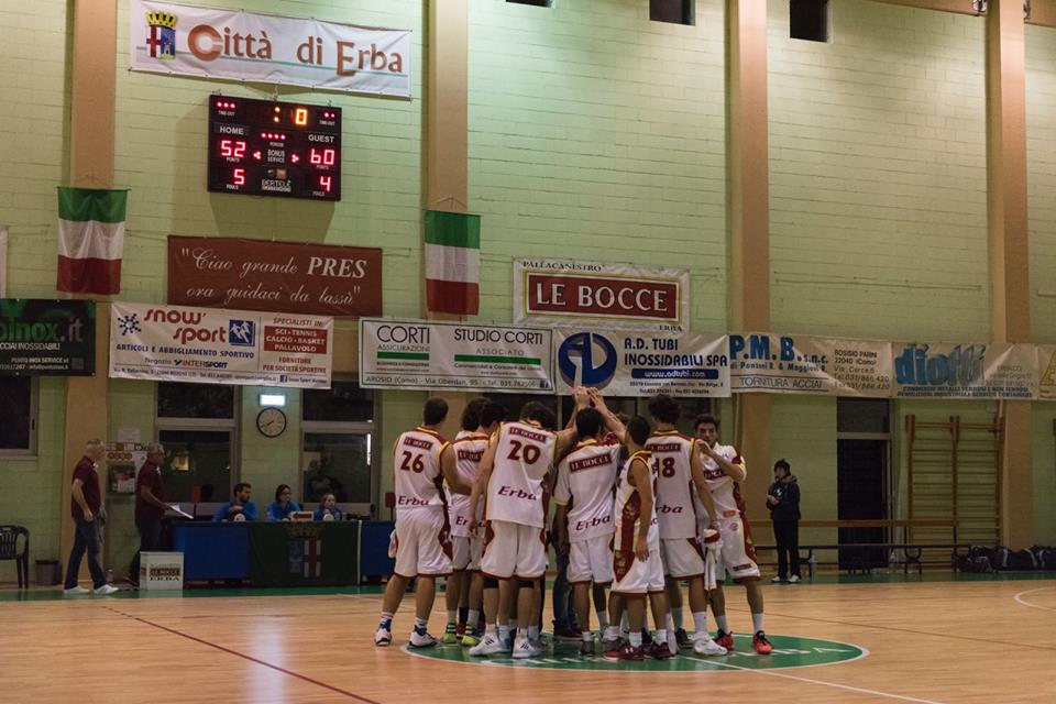 Basket maschile oggi la D e  in C Silver Cantù a Robbio