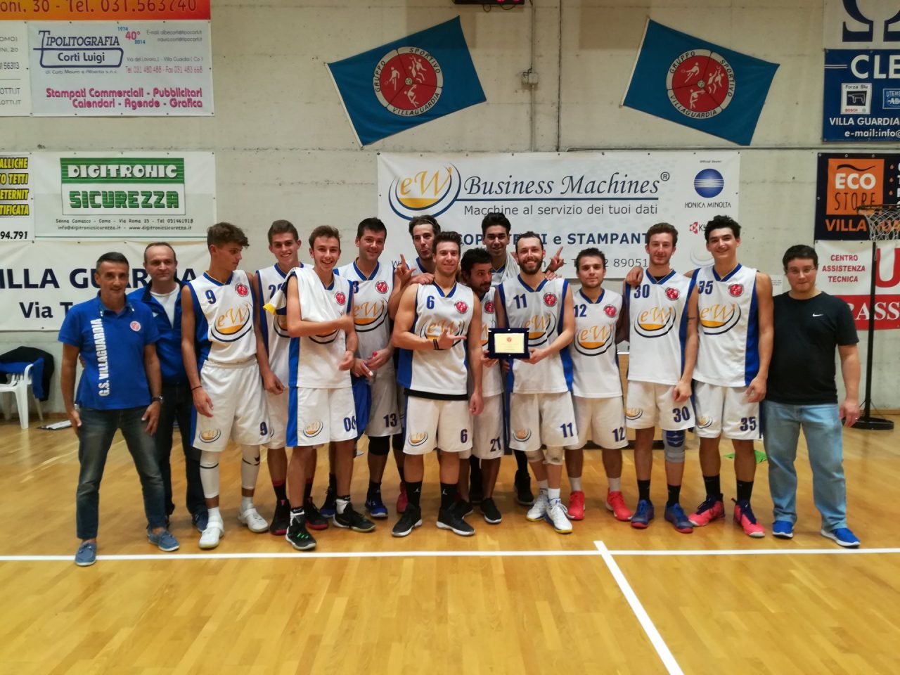 Basket serie D Lomazzo, Appiano, Cadorago e Villa Guardia corsare