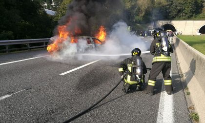 Incidente in autostrada a Como, ferite due persone