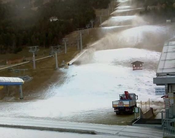 Bormio Ski ha cominciato a sparare neve
