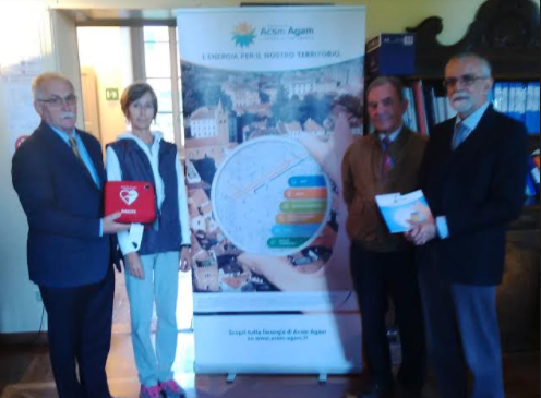 Al liceo Porta di Erba arriva il defibrillatore semiautomatico