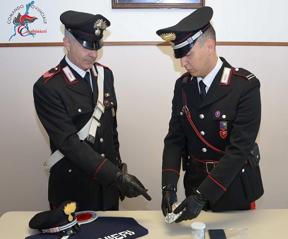 Spaccio di sostanze stupefacenti, un arresto a Porlezza