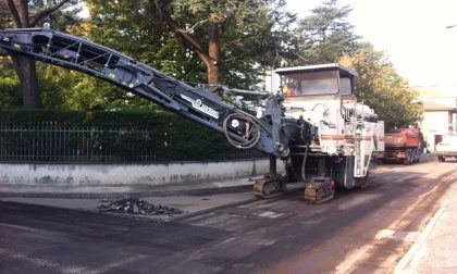 Comune di Cabiate: tornano i lavori di riasfaltatura. FOTO