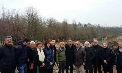 Lavori torrente Lura sopralluogo al cantiere FOTO