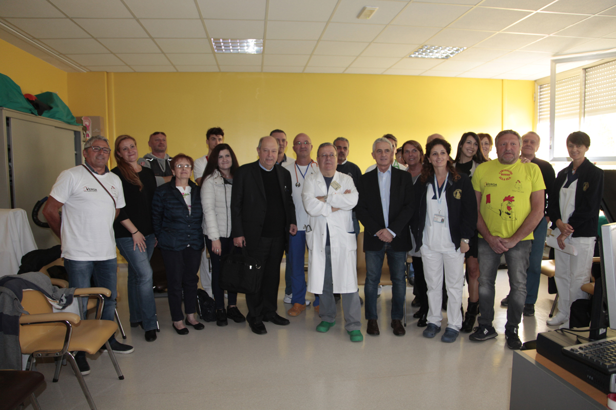 Ospedale Cantù donazione per i malati di SLA