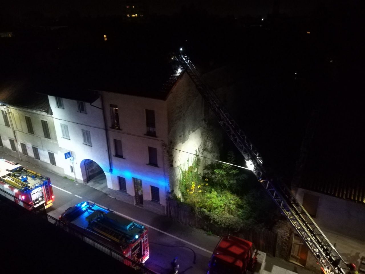 Spettacolare intervento a Mariano per i Vigili del Fuoco FOTO e VIDEO