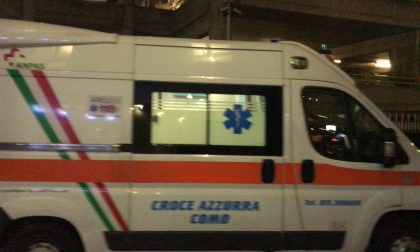 Incidente stradale in via Bellinzona SIRENE DI NOTTE