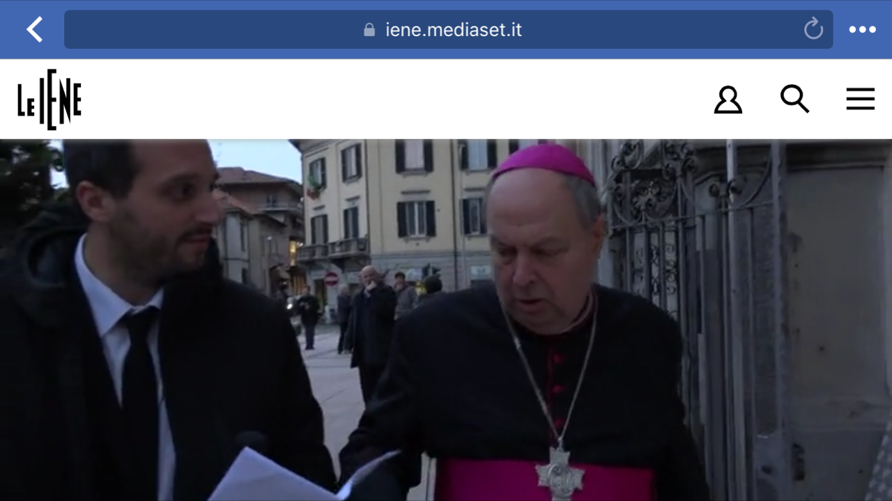Abusi sessuali in Vaticano Le Iene dal vescovo di Como
