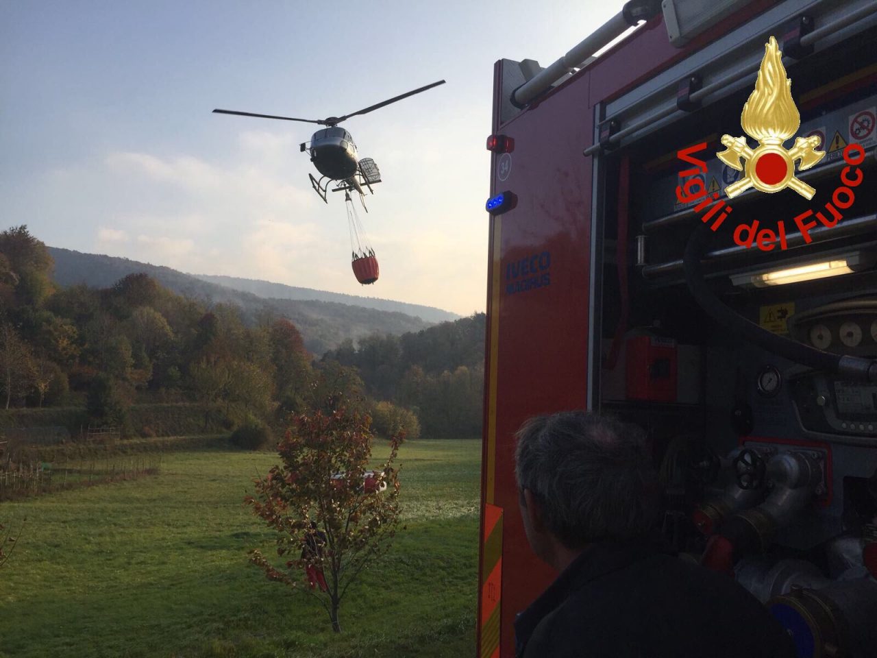 Emergenza finita, spenti gli incendi di Tavernerio e Veleso