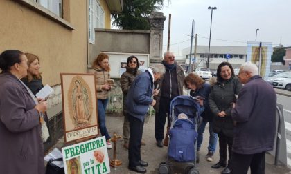 Manifestazione anti aborto ed autanasia a Cantù