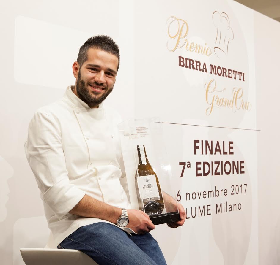 Premio Birra Moretti Grand Cru premiato chef di Appiano