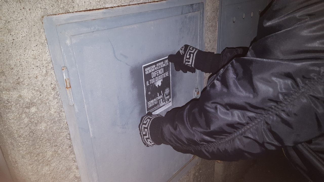 Passeggiata della sicurezza contro i furti a Figino Serenza