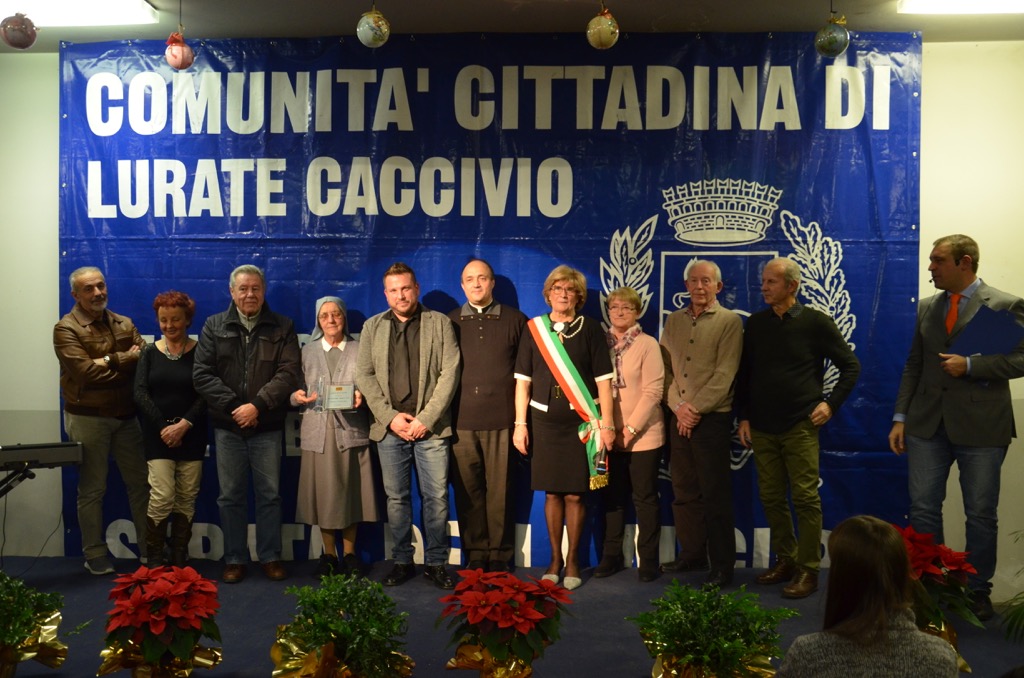 Caritas di Lurate Caccivio premiata col “Tessitore”