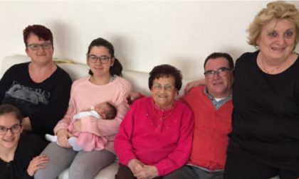 Famiglia da record a Eupilio arrivata alla quinta generazione STORIE DEL 2017