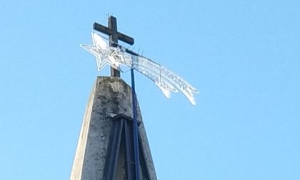 Arriva la stella di Natale sulla chiesa San Giuseppe FOTO