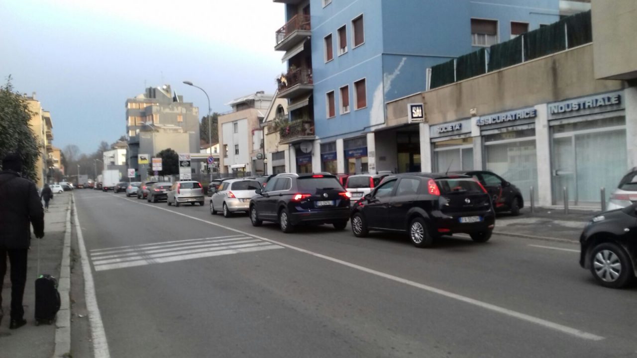 Traffico rallentato Mariano per lavori FOTO