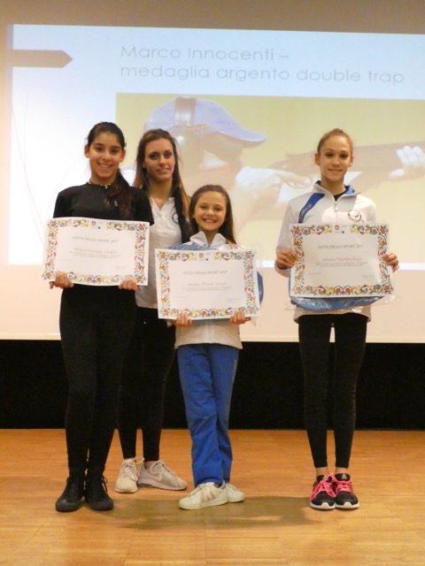 Ginnica 96 orgogliosa di tre giovani atlete premiate