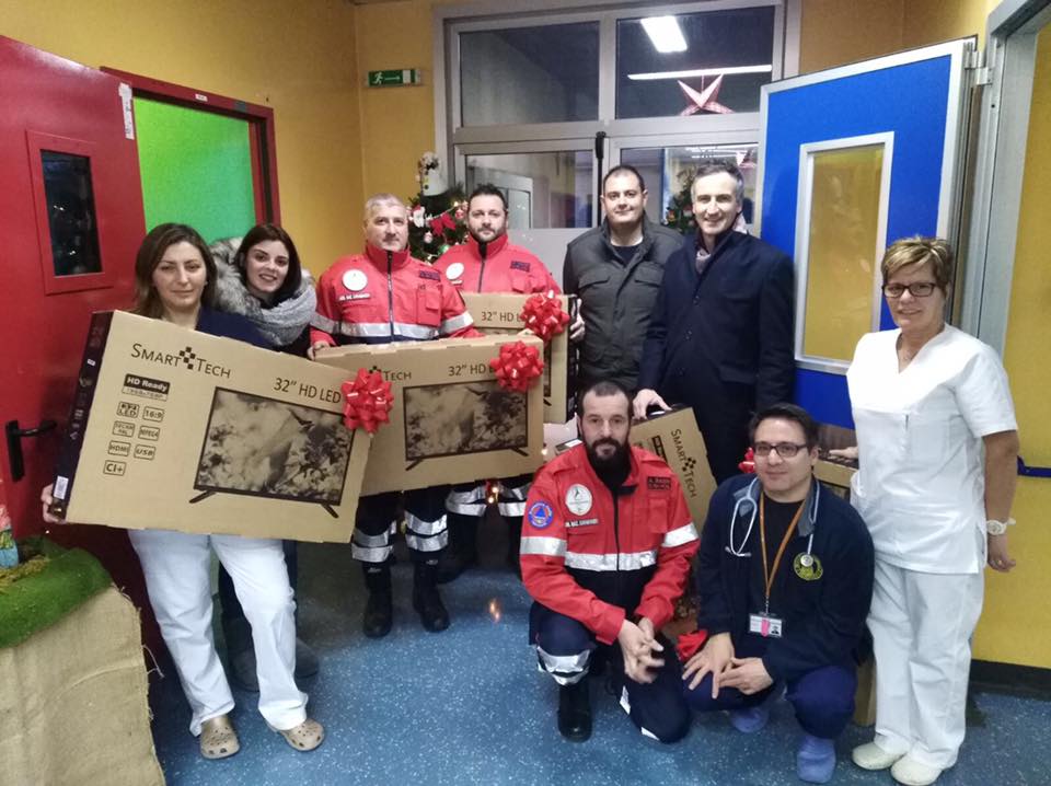 Pediatria ospedale donate delle televisioni
