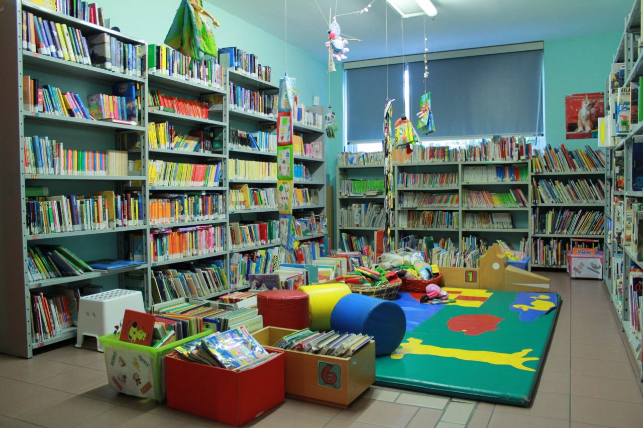 Blog per giovani recensori con la biblioteca