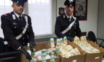 Rubano Parmigiano Reggiano in un centro commerciale